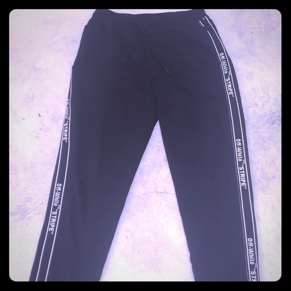 off white pants